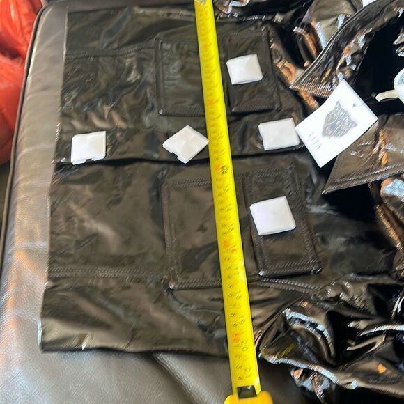 LITA by Ciara Black Patent Leather Crop Jacket xxsmall - Picture 11 of 13